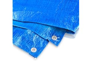 PREIS-ZONE Lona para cubrir 3 x 7 Meter - 60 G Azul