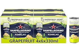 SAN PELLEGRINO Sanpellegrino Pomplemo Grapefruit 6 x 33 cl (Pack of 4, Total 24)
