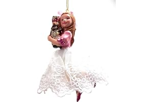 KURT S. ADLER The Nutcracker Suite Clara Girl Holding Nutcracker Christmas Ornament Decoration