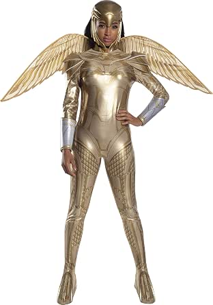 Wonder Woman Gold Armor Deluxe Fancy Dress Costume for Women : Amazon.it:  Abbigliamento