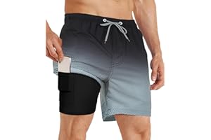 APTRO Mens Swimming Shorts Swimming Trunks Men Compression Liner Swim Shorts 7" Board Shorts 01