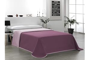 Martina Home Narzuta Odwracalna, Bakłażan Łosoś, Łóżko 105