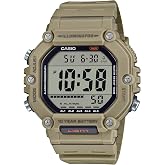 Casio AE-1600H-5AVDF Quartz Dijital Silikon Kahve 10 ATM 50 mm Erkek Kol Saati