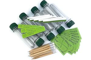 Flocoro Geocaching Versteck Set 8 Petlinge klar mit Deckel Aufkleber Logbüchern und Bleistift