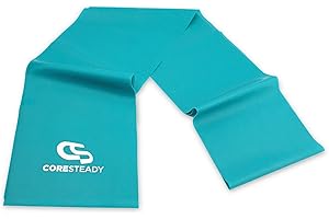 Coresteady Gomas elásticas de musculación para Hombres y Mujeres - Banda elástica - Tonifica y desarrolla Fuerza, flexibilidad y Masa Muscular - Incluye guía de Ejercicios