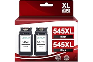 LOFBLAT PG-545XL PG-545 Cartucce Sostituzione per Canon 545 XL Multipack per Canon 545 nero per Canon Pixma MX495 MX490 MG2550 TS3150 TR4550 MG2550S iP2850 iP2840 MG2450 MG2555 (Nero, 2-Pack)
