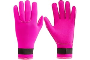 YDQUANI Wetsuit Gloves 3mm Neoprene Diving Gloves Thermal Anti-slip Scuba Gloves for Women Kids Snorkeling Kayaking Swimming Surfing Fishing