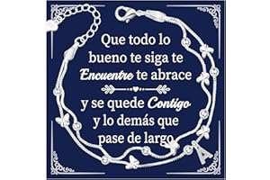 SAMINO Regalos para Mujer,Pulseras de Mariposa para Mujeres Niñas 925 Pulsera Plata Letras A-Z Regalo Originales para Madre Amiga Hermana Hija Abuela Niña Sobrina Tía en Cumpleaños Navidad Día