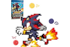 TOMY Jixelz Remix Sonic The Hedgehog zestaw rzemieślniczy - Running Shadow - ponad 700 sztuk