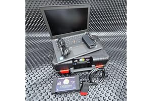 IQPrinceps OBD2 KFZ Profi Diagnosegerät – Werkstatt-Fehlerauslesegerät für PKW, LKW & Transporter, inkl. Bluetooth, vorinstalliertem Laptop, einsatzbereit mit Service- und Echtzeitfunktionen