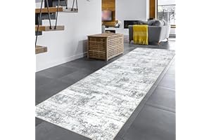 Cekene Runner Rugs for Hallway Non Slip 65x220cm Extra Long Carpet Runners Abstract Kitchen Rugs Washable Low Profile Floor Carpet for Hall Bedroom Entrance Laundry Room
