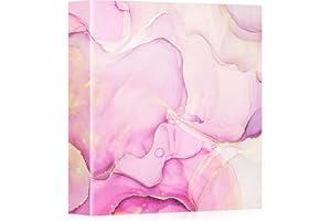 Lanpn Album de Fotos 10x15 1000, Cuero Gran capacidad Album para Photos Bolsillos Verticales Horizontal Rosa