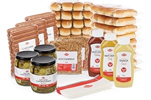 ‎HOT DOG WORLD HOT DOG WORLD - Hot Dog Set "dänische Art" (GEFLÜGEL) für 72 Hot Dogs