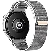Teknoft 22mm ile Uyumlu Saatler i&ccedil;in Wave Loop 46mm Yumuşak Kumaş Kordon HUAWEI Watch (GT6 Pro/GT6/GT5 Pro/GT5/GT4/Watch 4 Pr