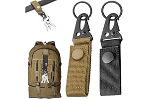 DHER GüRtel Karabiner Security Taktischer Polizei Belt Taktisch Weste Schnalle 2pcs Outdoor Taktische Nylon-Gurtschnalle Multifunktionaler Karabiner GüRtelhaken Praktischer Taktischer GüRtelkarabiner