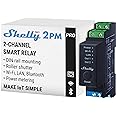 Shelly Home Relais Pro 2PM WLAN & LAN Schaltaktor Max. 25A BT Messfunktion