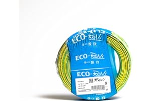 REVI Cable FLEXIBLE LSZH (LIbre de Halógenos) H07Z1-K(AS) 1 x 1,5 mm² 25 m (Bicolor (Amarillo/Verde))