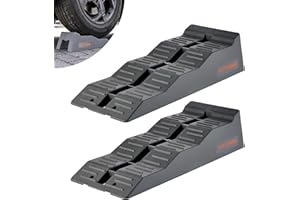 MasterWorx Caravan Levelling Ramp Set | Heavy Duty Ramps & Blocks for Motorhome, Campervan & Trailer | 3 Step Levelling Wheel Chocks | UV-Resistant | Anti-Skid | 5 Tonne Capacity