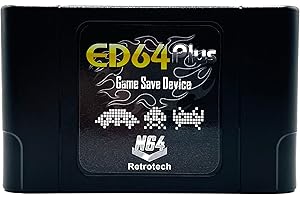 Retrotech ED64 Plus 340 In 1 Game Cartridge For Nintendo N64 Video Game Console