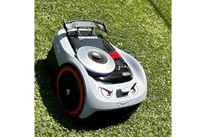 IKSAMY Decoración para cortacésped robotizado, Tuning de Worx - Pegatinas para cortacésped robotizado, Spoiler para cortacésped robotizado, Aleta Trasera para Worx M+, Navimow, Ecovacs, Gardena, etc.