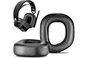 XBERSTAR Ulepszone pogrubione nauszniki, Corsair Wymienna poduszka na uszy do bezprzewodowych słuchawek CORSAIR HS80 RGB HS80 (nauszniki ze skóry białkowej)