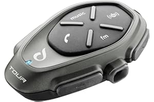 Interphone INTERPHOTOUR Zestaw Słuchawkowy, Czarny, M