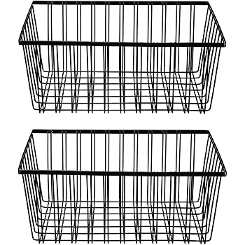 NEUN WELTEN 2er Set Klassisch Aufbewahrungskorb 35.5 x 24.5 x 15.5cm