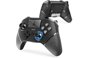 ASUSPORACE AUROCE Wireless Controller Kompatibel mit PlayStation 4 Slim/Pro/PC, mit Hall Sensor Trigger/ALPS Joysticks/Dual Vibration [1 Stück Packung]