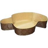 Decora, 0320170 5 x Colombas Moulds 100 g Rigid Paper Pure Cellulose, Resistant to Temperatures of 200 &deg;C, Ideal for Making a