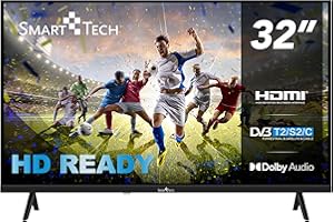 Smart Tech 32HN01K TV HD LED 32 Pouces (80cm) Triple Tuner Dolby Digital Plus, 3xHDMI, 2xUSB