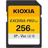 KIOXIA EXCERIA PRO G2 256GB SDXC UHS-II Hafıza Kartı - V60 U3 C10-300MB/s Okuma 250MB/s Yazma - 8K 4K Video Kayıt - İ&ccedil;erik &Uuml;r