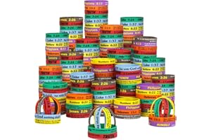‎LVNRIDS LVNRIDS Inspirierende Bibelvers Silikon Armbänder Religiöse Silikonarmbänder Gummi Elastic Armband für Männer Frauen Teens Christliche Geschenke für Kirche Schule Weihnachten Ostern