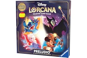 Ravensburger - Disney Lorcana Preludio, Kit de Inicio, Juego de Cartas, Juego de Mesa, Juego de Mesa Familia, Juego de Estrategia, Juego Niños 8 Años o Más, 2 Jugadores, Versión en Español