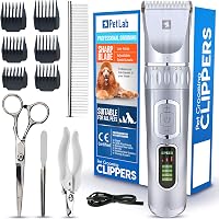 Picture of PetLab Dog Clippers Professional Dog Grooming Kit for Small Medium ...