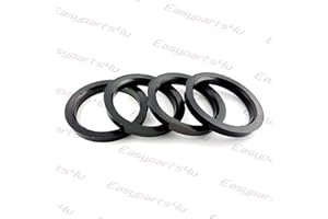 LITMEGA 4 X Set Cerchioni Anelli di centraggio 72,0 mm a 58,1 mm, cerchi in alluminio