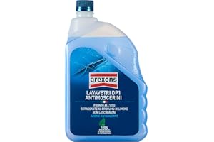 Arexons 8406 Lavavetri DP1 Antimoscerini, Pronto all'Uso, Anticalcare, Profumo di Limone, 2L