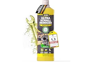 ‎QINDOO Qindoo Ultraschall Reiniger Werkstatt, Konzentrat, Vergaser, Reinigung von Autoteile, Werkstatt im Ultraschallgerät (1 Liter)