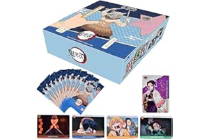 Runup Demon Slayer karty kolekcjonerskie, 180 sztuk kart do gry anime, karty Demon Slayer dla fanów, dzieci i dorosłych (36 opakowań – 5 kart/opakowanie)