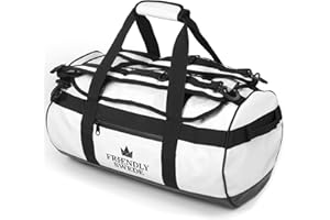 The Friendly Swede Duffel Bolsa de Viaje y Deporte Convertible en Mochila - Duffle Bag (Capacidad: 30l/ 60l/ 90l)