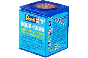 Revell- Vernice Acrilica Opaca, 18 ml, Colore Rosso Purpureo (Purple Red), 36331