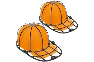 HAIOU Cap Washer Cage,2-Pack Baseball Cap Washing Cage Cap Washer For Washing Baseball Caps Hat Washer Fit For Adult Kid, Black