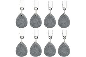 QKFON Tischdeckenbeschwerer Set, 8 Stück Tischdeckenklammern, Tischdeckenbeschwerer für Draußen, Tischtuchgewichte mit Clips für Familie Party Camping Hochzeit Garten Picknick