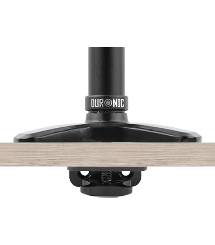 Duronic DM65L1X1 Monitorhalterung Für 13-27 Zoll – Höhenverstellbar, Drehbar & Platzsparend