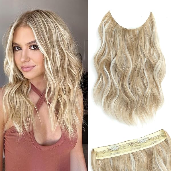 Swy Clip-in Haarverlängerung Gewellt – 56 Cm, 150 G, Kunsthaar, 7- Oder 12-teiliges Set