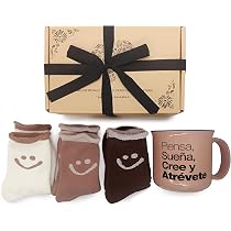 Set de Regalos Originales para Mujer con Calcetines Calentitos y ...