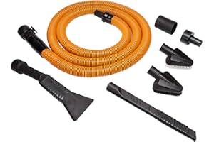 SNUNGPHIR RIDGID VT2534 6-Piece Auto Detailing Vacuum Hose Accessory Kit for 1 1/4 Inch RIDGID Vacuums
