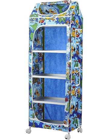 Little One's | Plastic Shelves Foldable Baby Toy Box