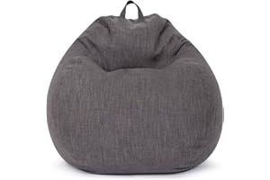 Green Bean© Worek Fasoli XXL do Wewnątrz z 300 litrami z wypełnieniem perłowym EPS - Przytulna Miękka i Nadająca się do Prania Poduszka - Poduszka z Tkaniny Siedzisko Podłogowe Poduszka do Siedzenia