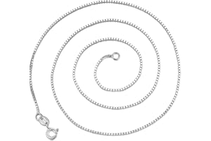 Candyfancy Chain with Initial Letter 925 Silver Pendant Necklace Customizable A-Z