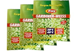 Preisjubel 12 x Fay Gardinen-Weiss Konzentrat 125g, Aufheller, Waschpulver, Waschmittel